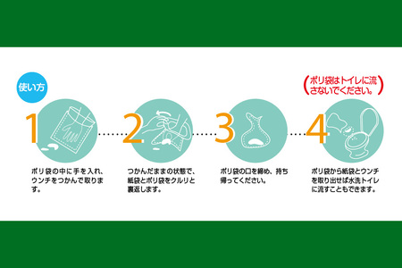 ペット用 ウンチ 処理袋 GREEN ポイ太くん 200枚×4パック