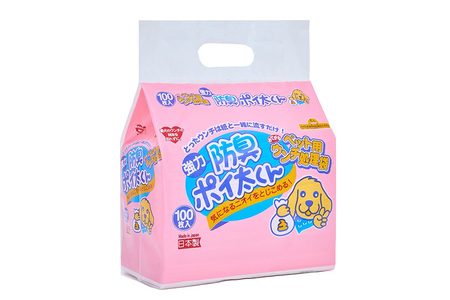 ペット用 おてがる ウンチ 処理袋 防臭 ポイ太くん 100枚×4パック 犬 猫 ペット お散歩 便利 簡単 笠間市 茨城県 JU-002