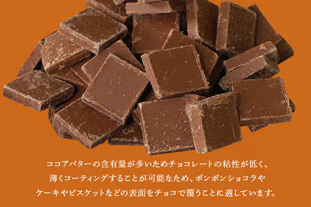 カカオクオリー ブレンド ミルク カカオ40% 1kg チョコレート HS-003