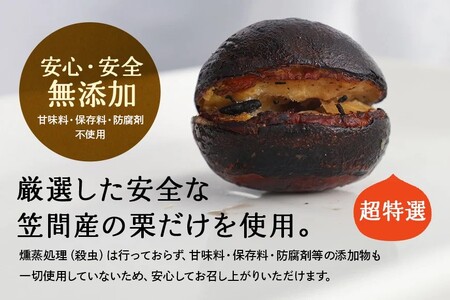 焼き栗 600g (300g×2パック) 冷蔵 栗 超特選 熟成栗 焼栗 愛宕山 あいきマロン株式会社 AQ-003