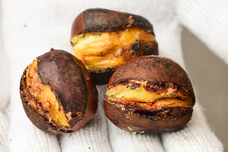 鍋屋本店 笠間焼き栗 1.8kg (3箱) BH-011