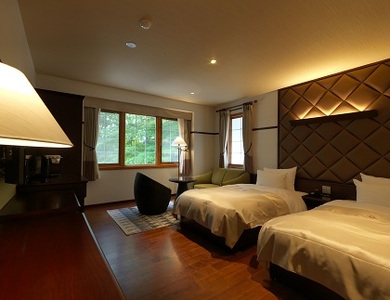 函館大沼鶴雅リゾートエプイ1泊2食付+貸切ランチクルーズ付ペア宿泊券スタンダードツイン NAF004