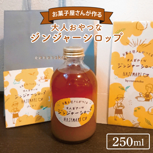 お菓子屋さんが作る大人おやつなジンジャーシロップ（BG001）