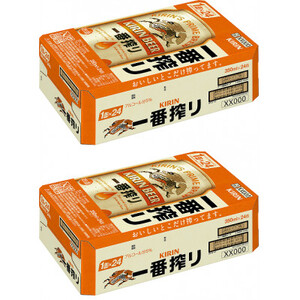 キリンビール取手工場産　一番搾り生ビール350ml缶-24本×2ケース【1332269】