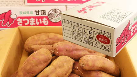 さつまいも【 紅あずま 】 5kg ( 箱込 )