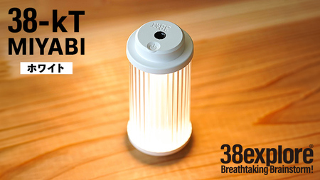 LEDランタン 38灯 38-kT ( MIYABI ) ホワイト 1点 充電式ライト 輝度 