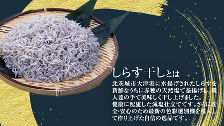 大津港水揚げ しらす干し 1kg (500g×2パック) (茨城県共通返礼品：北茨城市)