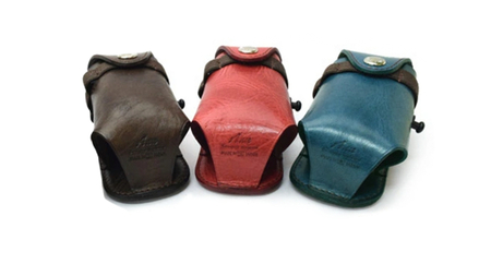 【サイフ工房ANDOU】ゴルフボールケース(ルビー)