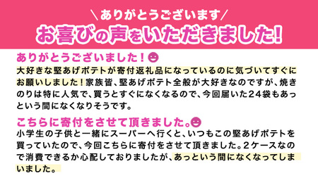 【12/21入金確認分まで年内お届け】カルビー 堅あげポテト 焼きのり味 24袋 ( 2ケース ) 65g