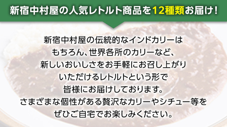 新宿 中村屋 レトルト 食べ比べ セット ( Aセット 12種 ) 人気 詰合せ