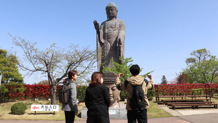 《 案内付き 》 牛久大仏 胎内 拝観 ツアー ※ 平日限定 ※ （ 5名様まで ） 貸切 体験 参加券 体験チケット 観光