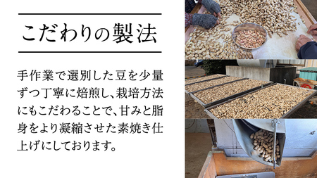牛久市産 煎り 落花生 ( 殻付き )と むき実 2種 （計 3袋 ） 食べ比べ セット