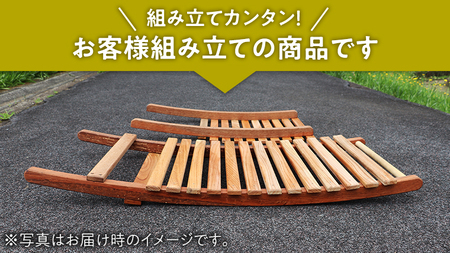 受注生産 》 天然木 ハイバック チェア 1脚 【 小 】 組み立て式 木製