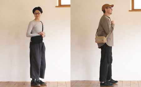 須田帆布 ミニ・ショルダー(ブラック×ブラック)│ ショルダーバッグ