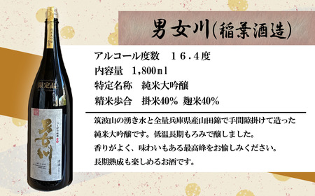 つくば地酒一升瓶 2本セット │ 日本酒