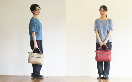 トートバッグ ループトート（ベージュ）バッグ