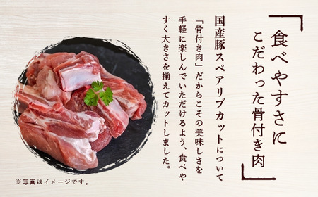 スペアリブ 【6ヶ月定期便】豚スペアリブカット 3kg（1kg×3P）