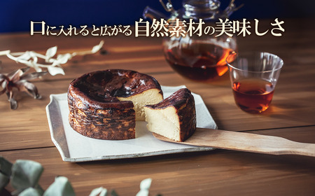 [ご自宅用簡易包装] 昼下がりの「ブラウンバスクチーズケーキ」450g×1個 │ チーズケーキ