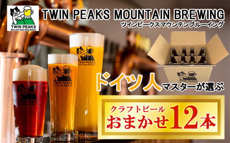 クラフトビール Twin Peaks Mountain Brewingのクラフトビールおまかせ12本セット