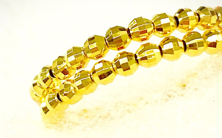 純金 ミラーボールフリーサイズリング 純金