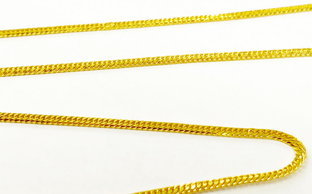 【造幣局検定刻印入り】純金六面カットW喜平ネックレス11g 50cm 純金