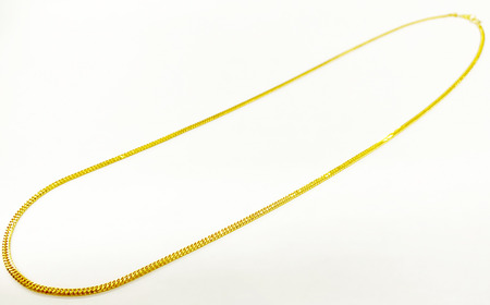 純金六面カットW喜平ネックレス13g 60cm【造幣局検定打刻入り】純金