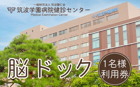 筑波学園病院健診センターの脳ドック利用券 1名様分  │ 人間ドック