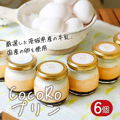 プリン CocoRoプリン6個セット（ギフト包装＋メッセージシール「おつかれさま」）