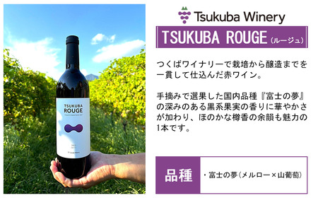ワイン つくばワイナリー TSUKUBA BLANC & ROUGE セット