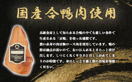 筑波ハム 京鴨のくん製350g  │ 鴨