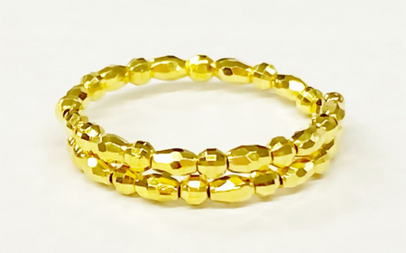 純金 MR＆フットフリーサイズリング 純金