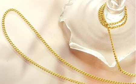 純金 【造幣局検定刻印入り】 純金 0.45Φ二面喜平ネックレス 5g45cm