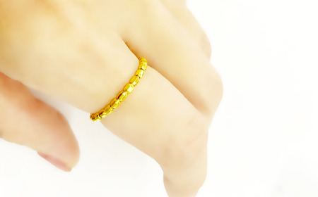 純金 ストレッチリング 純金 指輪