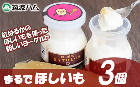 筑波ハム まるでほしいも×3個セット1箱 | ヨーグルト