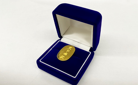 純金 造幣局検定刻印入り 純金5gUP 天下布武小判