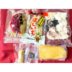 丸徳詰め合わせ～あん肝あんこう鍋2～3人前・ほしいも紅はるか～_魚介・海産物  鮮魚   野菜 さつまいも いも サツマイモ 薩摩芋_【配送不可地域：離島】【1479690】