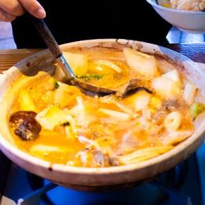 【先行予約・12月以降順次発送】あん肝・特製スープ入り　高級魚あんこう鍋4人前セット_惣菜・加工品 魚 鍋 なべ ナベ_【配送不可地域：離島】【1578221】