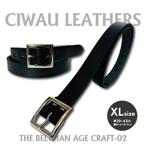 ラフテール【AGE CRAFT02(28mm) 】XL　BELT-AC02-BK-SV-XL【1639849】
