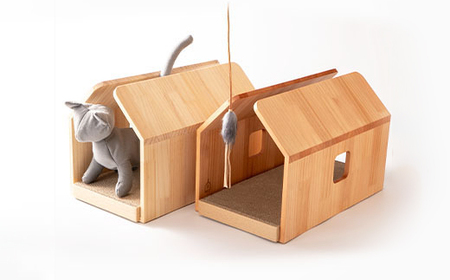 猫家具「ねこそらトンネルTAKUMI」現代の名工作【特許取得商品