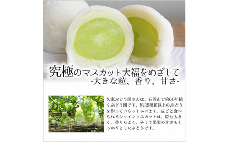 【期間限定】極マスカット大福　6個入 （KF-14）