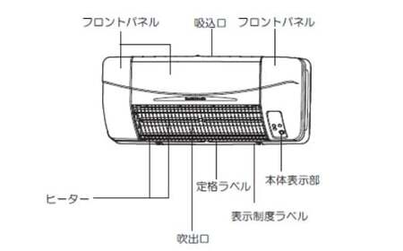 【潮来市・鹿嶋市共通返礼品】 【浴室換気乾燥暖房機】　（BF-961RGA）　【グラファイトヒーター搭載】　24時間換気対応 壁面取り付けタイプ 即暖 ぽかぽか ヒートショック対策 日本製 高須産業（KEH-4)