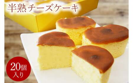 半熟チーズケーキ（20個）【鹿嶋市 ケーキ チーズ ひとくち サイズ デザート スイーツ 贅沢 おいしい クリーミー】（KD-13）