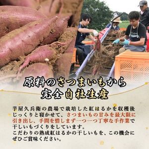 【芋屋久兵衛】茨城県産紅はるかの訳あり干しいも 500g×2袋【1505505】