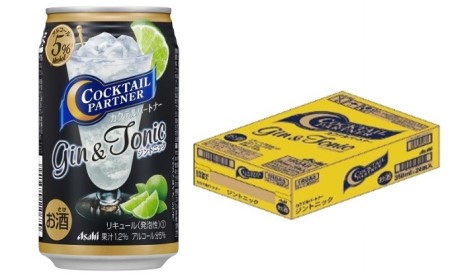 アサヒカクテルパートナージントニック350ml×24本