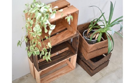 木箱 ベジタブルボックス Sサイズ 【収納ボックス 木製 おしゃれ 雑貨 日用品 インテリア 茨城県守谷市】