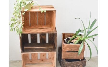 木箱 ベジタブルボックス Sサイズ 【収納ボックス 木製 おしゃれ 雑貨 日用品 インテリア 茨城県守谷市】