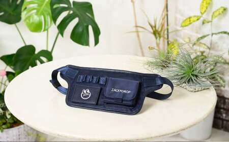 【ネイビー】ウェストバッグ ネイビー ZD02-C005-NV 紺色 バッグ ゴルフ 普段使い