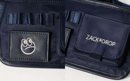 【ネイビー】ウェストバッグ ネイビー ZD02-C005-NV 紺色 バッグ ゴルフ 普段使い