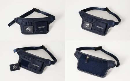 【ネイビー】ウェストバッグ ネイビー ZD02-C005-NV 紺色 バッグ ゴルフ 普段使い