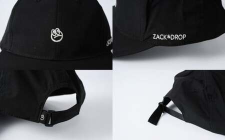 【ブラック】フロントフロッグキャップ ブラック ZD03-U002-BK 黒色 帽子 ゴルフ 普段使い